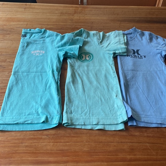 Hurley Boys Size 7 Bundle of 3 Short Sleeves “Surf” - Picture 1 of 13